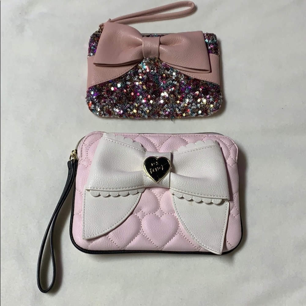 Betsey Johnson Bow Wristlets